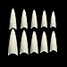 beYou 2Pack Natutal/Clear 2 Color Long Stiletto 1000 Gel Nail Tips(Clear 500tips/ Natural 500tips) 10Sizes,Long Ballerina Nails, Acrylic Nail Tips For Nail Salon 28500 (Long Stiletto)