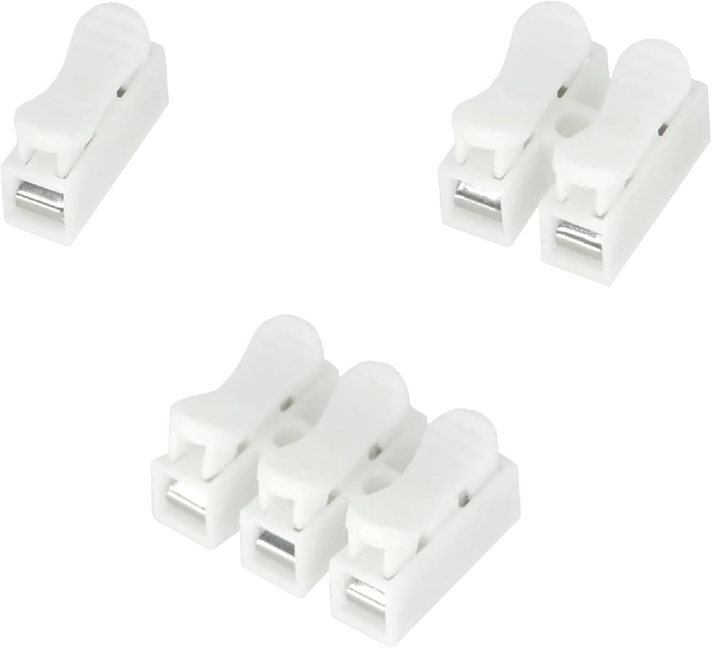 DDHOMIN 75 CH1 CH2 CH3 Spring Clamp Quick Push Wire Connectors Terminals