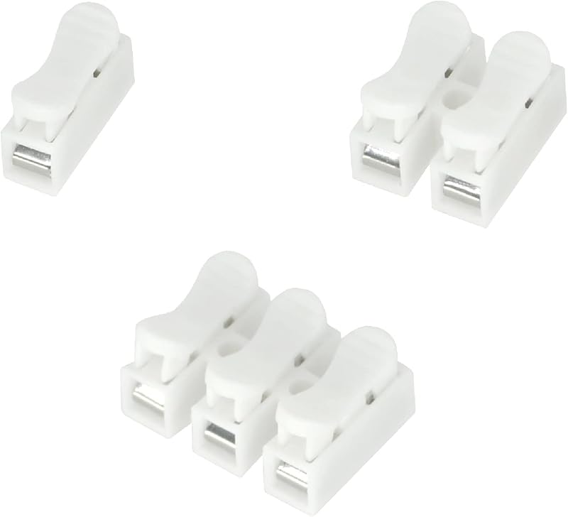 DDHOMIN 75 CH1 CH2 CH3 Spring Clamp Quick Push Wire Connectors Terminals