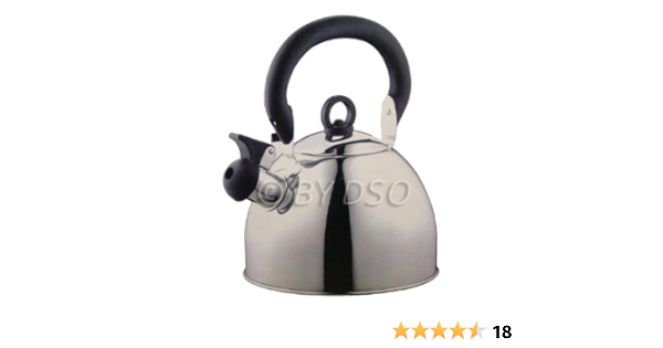Prima - Tetera Silbante de 2.5L en Color Plateado - 11126C ...