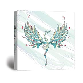 Wall26-Canvas Wall Art-Dragon Wings-Giclee Painting Wall Bedroom Living House Decoration Home Art - 12x12 inches