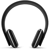 LeMe ako-zic-00 EB20A Wireless Ergonomic Bluetooth 4.0 Over Ear Headphone with Built-in Mic and 12 Hour Battery, with Noise Reduction and Echo Cancellation, Perfect Headset, Black