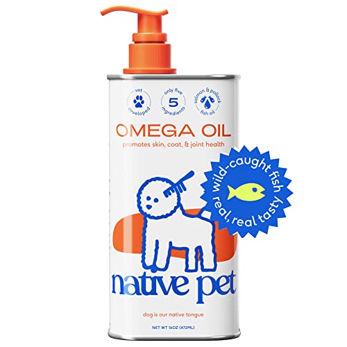 Native Pet Omega 3 Fish Oil Supplements With Omega 3 EPA DHA For Dogs