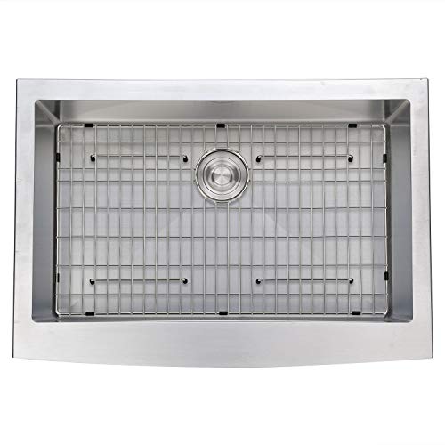 MOWA HAM3321F 33" x 21" Farmhouse Apron Front Kitchen Sink, 16 Gauge