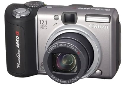 Canon PowerShot A650 IS - Cámara Digital Compacta 12.1 MP: Amazon ...