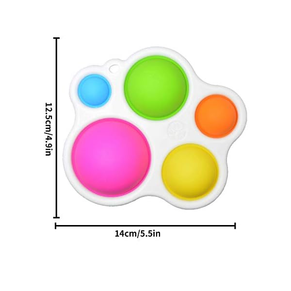 FP-Simple-Dimple-Fidget-Toy-Sensory-toys-Silicone-Flipping-Board-Fidget-Toys-Early-Educational-Toy-Hand-Grasping-Toy-Teething-Toy-for-Age-6-Months-and-up FP Simple Dimple Fidget Toy - Sensory toys, Silicone Flipping Board Fidget Toys - Early Educational Toy, Hand Grasping Toy, Teething Toy for Age 6 Months and up