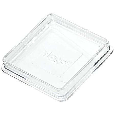 haggiy Klavieruntersetzer/Möbeluntersetzer, PREMIUM (extrem stabil) - durchsichtig | 60x60 mm (4 Stück)