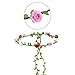 EBOOT 10 Pieces Multicolor Flower Crown Floral Wreath Headband Garland Assorted Colored Headpiece for Festival Wedding Fairy Party Photography Props