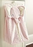 Levtex Home Baby Diaper Stacker, Pink Elephant