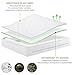 Secura Everyday Luxury Waterproof Queen Mattress Protector, 100% Breathable Bamboo Mattress Cover