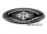1 NEW CUSTOM 05-07 F250, F350, F450, F550 6.0L POWER STROKE SUPER DUTY GRILL EMBLEM TAILGATE EMBLEM