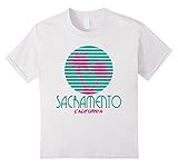 Kids Sacramento California T Shirt Retro Souvenirs 8 White
