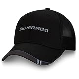 Chevy Silverado Black Twill & Mesh Flex Hat