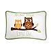 Lambs & Ivy Woodland Tales Grow Wise Little Owl Decorative Pillow, Green/Brown