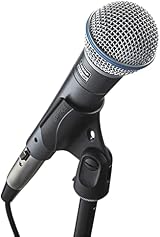 Shure BETA 58A Vocal Microphone with A25D Stand Adapter and Euro Thread view 10