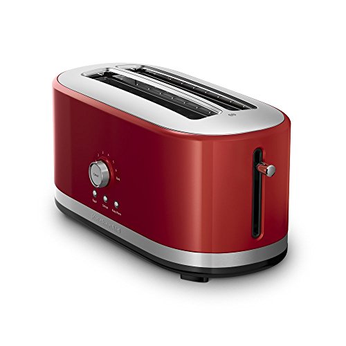 KitchenAid 4Slice Long Slot Toaster with High Lift Lever Empire Red