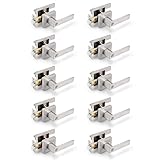 10 Pack Square Satin Nickel Privacy Door