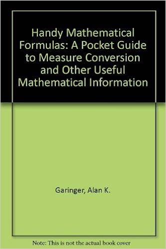 Mathematical conversion formulas