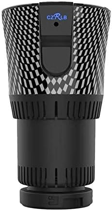 Xigeapg 2-In-1 Smart Car Cup Warmer and Cooler 12V3A Electric Coffee Warmer Beverage Cooling & Heating Cup for Car Trip Bottle Cooler Warmer