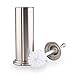 BINO 'Hampshire' Toilet Brush & Holder with Removable Drip Cup, Brushed Nickel