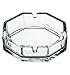 Pasabahce Premium Cigarette Ashtray for Office, Indoor, Outdoor, Patio, Portable, and Decoravite, Rectangular Large, Great Gift for Smokers