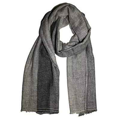 100% Wool Scarf - Fishbone Pattern (un-dyed Grey) 100% Wool Scarf - Fishbone Pattern (un-dyed Grey)