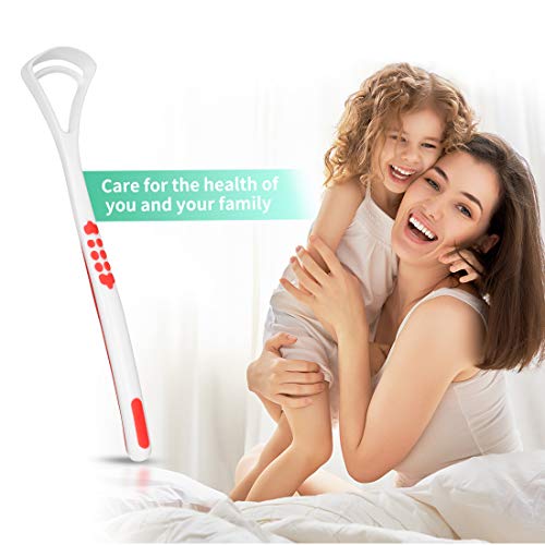 Tongue Cleaner Scraper, 12pcs Tongue Clean, Plastic Tongue Scraper for Oral Care, Get Rid of Bad Breath