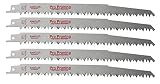 9-Inch Wood Pruning Saw Blades for Reciprocating/Sawzall Saws - 5 Pack