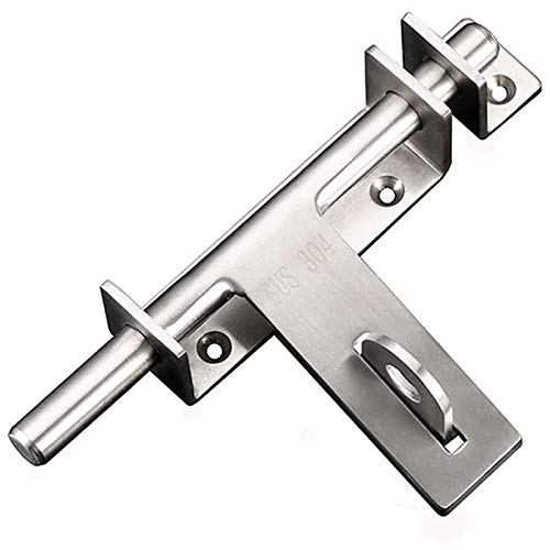 Pvczool Stainless Steel Bolt 304 Heavy-Duty Left and Right Bolts Sliding Bolt Door Lock