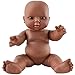 HiPlay African American Baby Doll, Lifelike Silicone Vinyl Naked Boys/Girls, Newborn Baby Dolls for Kids Toys/Nursing Practice/Teaching/Photography - Size & Gender Selectable (12