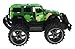Jeep Wrangler Army Camo Cross Country 1:14 Scale Battery Operated Remote Controlled 2WD Toy Jeep RC Truck w/ Remote Control,& Door Opening Action