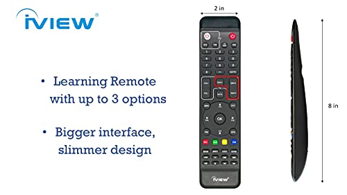 IVIEW-3500STBA III, ATSC Digital Converter Box with Recording and Media Player, Analog to Digital, QAM Tuner, Channel 3/4, HDMI, A/V, USB, Learning Remote Control (New Firmware)