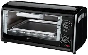 Sunbeam 6199B 4-Slice Toaster Oven, Black
