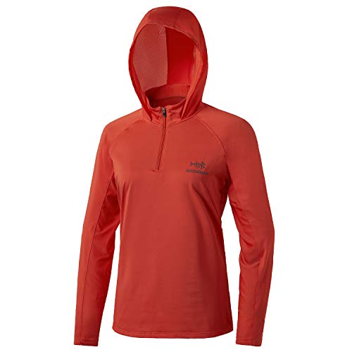 Bassdash FS23W dames UPF 50 visserij hoodie shirt met