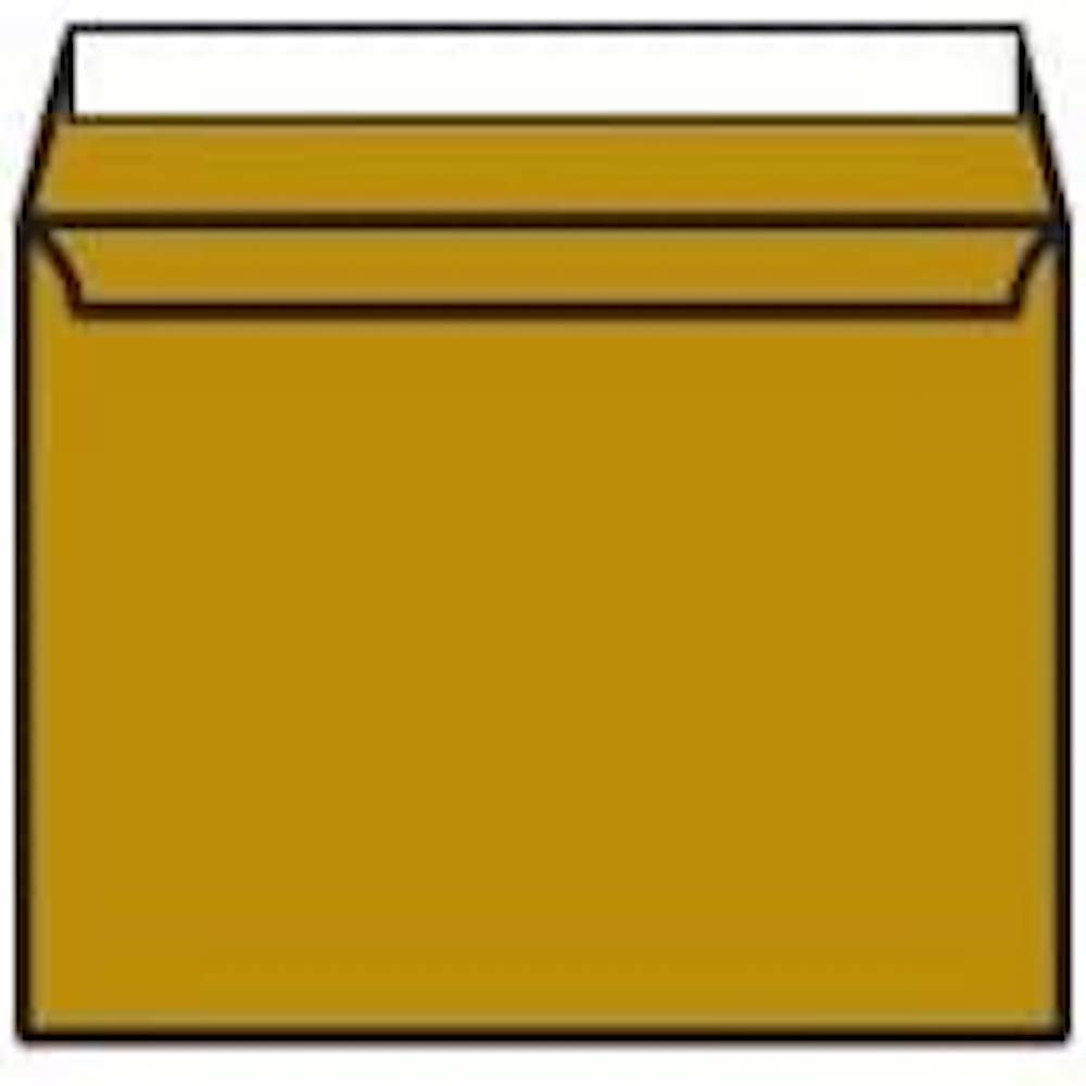 Blake Creative Shine C7 162 x 229 mm 130 GSM Peel and Seal Wallet Metallic Gold Envelopes - Box of 250, 313