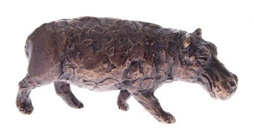 Butler & Peach - Solid Bronze Miniature Hippo