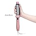 VAV Ceramic Negative Ions Hair Curler/Hot Brush/Hair Straightener Travel Multi-use Hair Styling Iron Dual Voltage Adjustable Temperature Auto Shut-off Pink