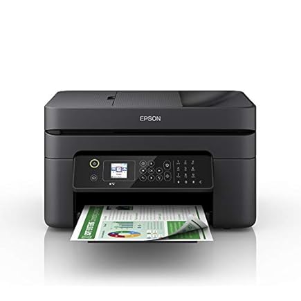Epson WorkForce WF-2830DWF Print/Scan/Copy/Fax Wi-Fi Printer with ADF, Black