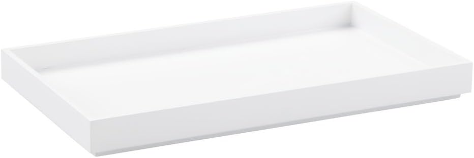 Idesign Kane Vanity Tray White Amazon Co Uk Kitchen Home