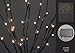 Hi-Line Gift LtdFloral Lights Lighted Willow Branch (set of 3 Branches) with 96 bulbs, 40 inches