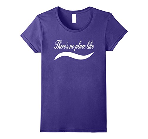 Women's There's no place like home - Computer Geek/Nerd T-Shirt Medium Purple