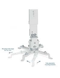 VIVO - Soporte de pared universal ajustable para proyector de techo