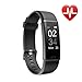 Letsfit Fitness Tracker HR, Activity Tracker with Heart Rate Monitor Watch, IP67 Waterproof Smart Band with Step Counter Pedometer Watch for Kids Women Men
