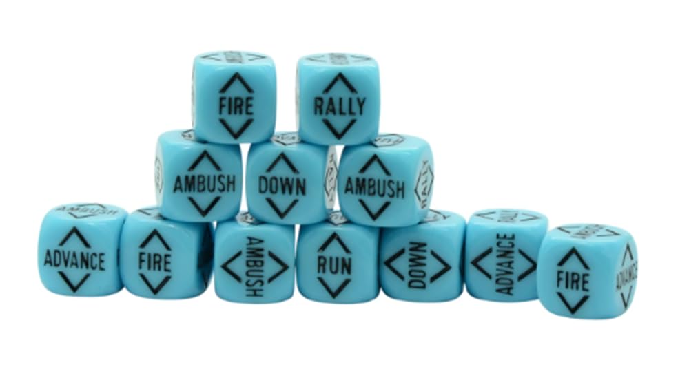 Warlord Games Order Dice for Bolt Action (Sky Blue)