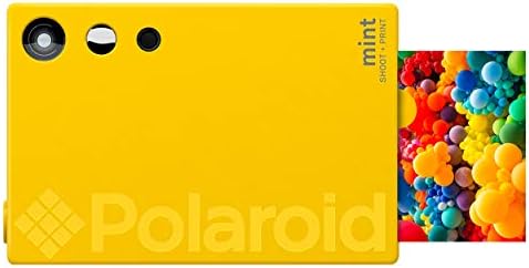 Zink Polaroid Mint Instant Print Digital Camera (Yellow), Prints on Zink 2×3 Sticky-Backed Photo Paper