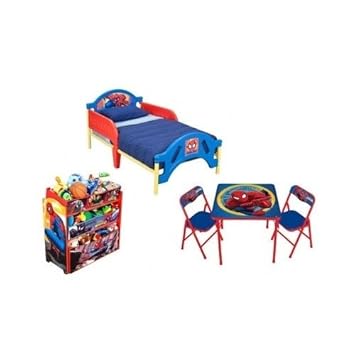 spider man multi bin toy organizer