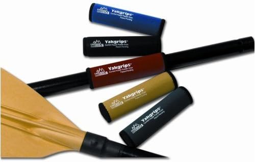 Yakgrips Kayak Paddle Grips (1 Pair), Red for take apart shaft