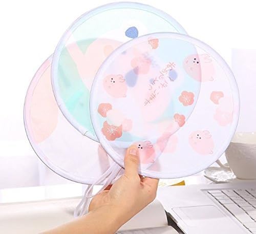 UChic 3Pcs Japanese Style Foldable Beautiful Pattern Round Handheld Folding Fans Great Wedding Decoration, Birthdays…