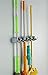 Hulless Broom Holder, Wall Mounted Orgnizer Storage Hooks, Mop Storage Tool Rack with 5 Ball Slots and 6 Hooks. 2pcs