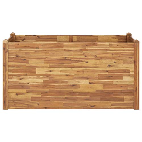 Tidyard Holz Stapelbaren Gartenbeet Blumenkasten Pflanzkübel Pflanzkasten Pflanzgefäß für Garten Terrasse Balkon… – Bild 4
